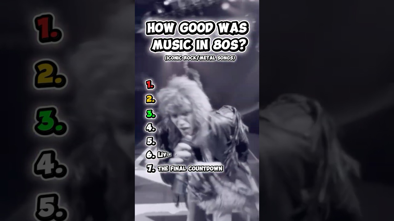 Best songs from 80s (iconic rock/metal songs) #rock #metal #80s #80smusic #90s #90smusic #music