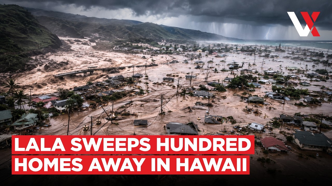 200,000 Power Outages In Hawaii | Lala Floods Big Island & Destroys More Than 100 Homes | VERTEX