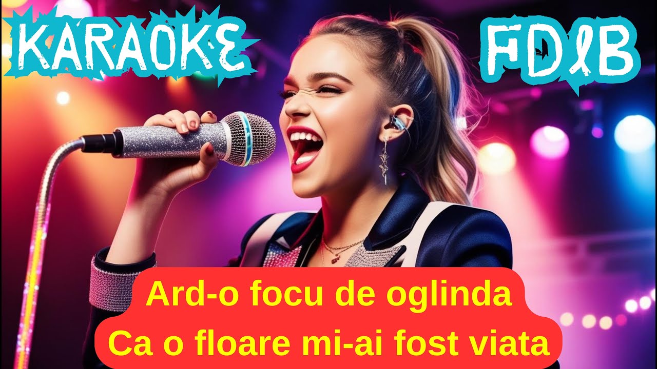 Colaj - Ard-o focu de oglinda & Ca o floare mi-ai fost viata /Karaoke//Versuri