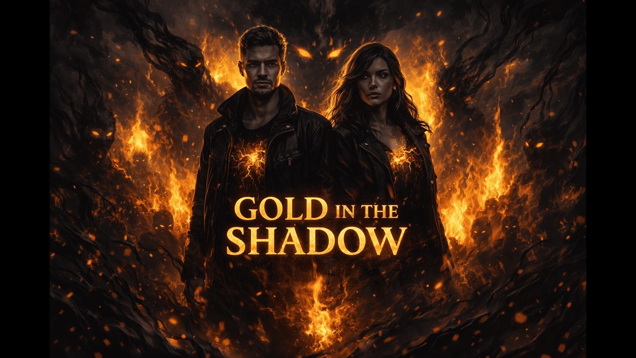 GOLD IN THE SHADOW 🌑✨ Dark Epic Rock Anthem | Emotional Lyrics Video | Cinematic Energy
