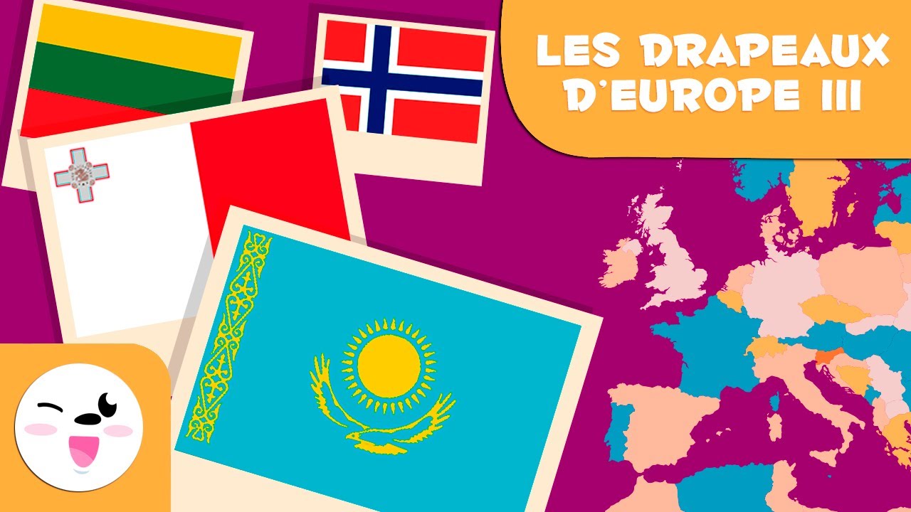 Les drapeaux d'Europe III - Géographie pour les enfants