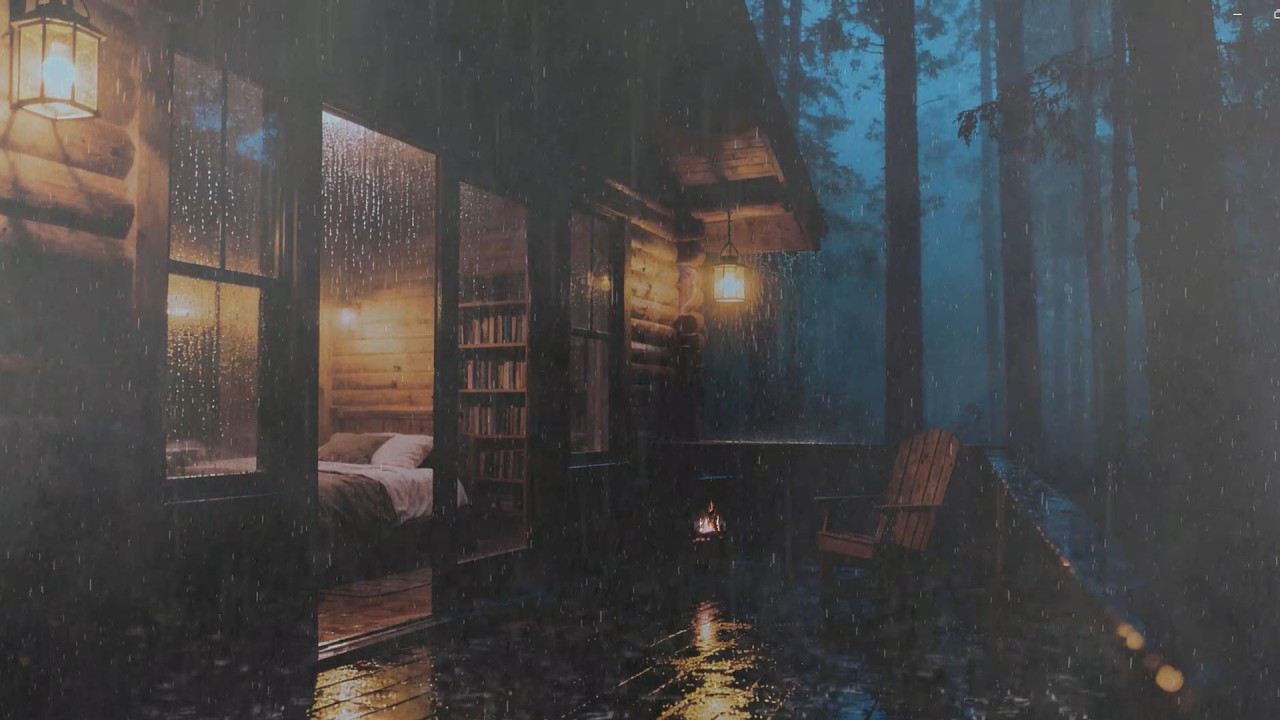 Forest Rain Ambience for Sleep | Deep Relaxation & Insomnia Relief