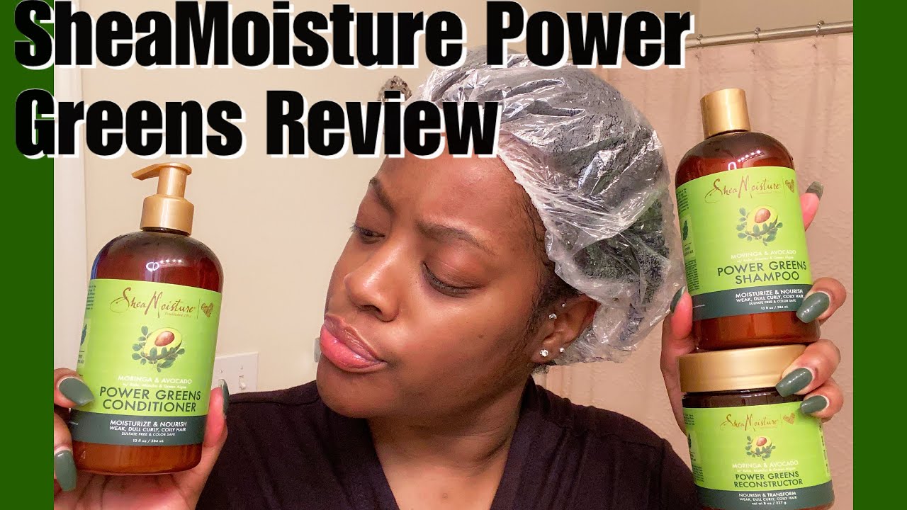 NEW! SheaMoisture Moringa & Avocado Power Greens Collection | Demo and Review
