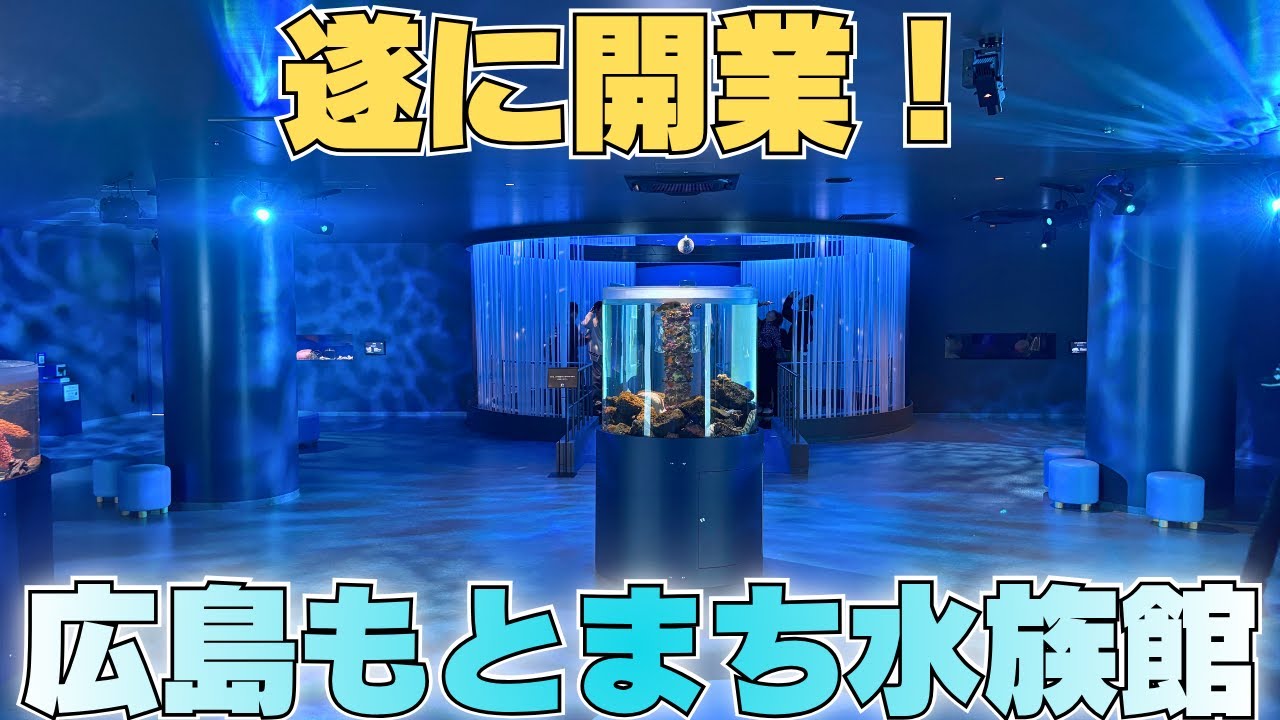 【新開業！】｢広島もとまち水族館｣に行ってきた【都市型水族館】