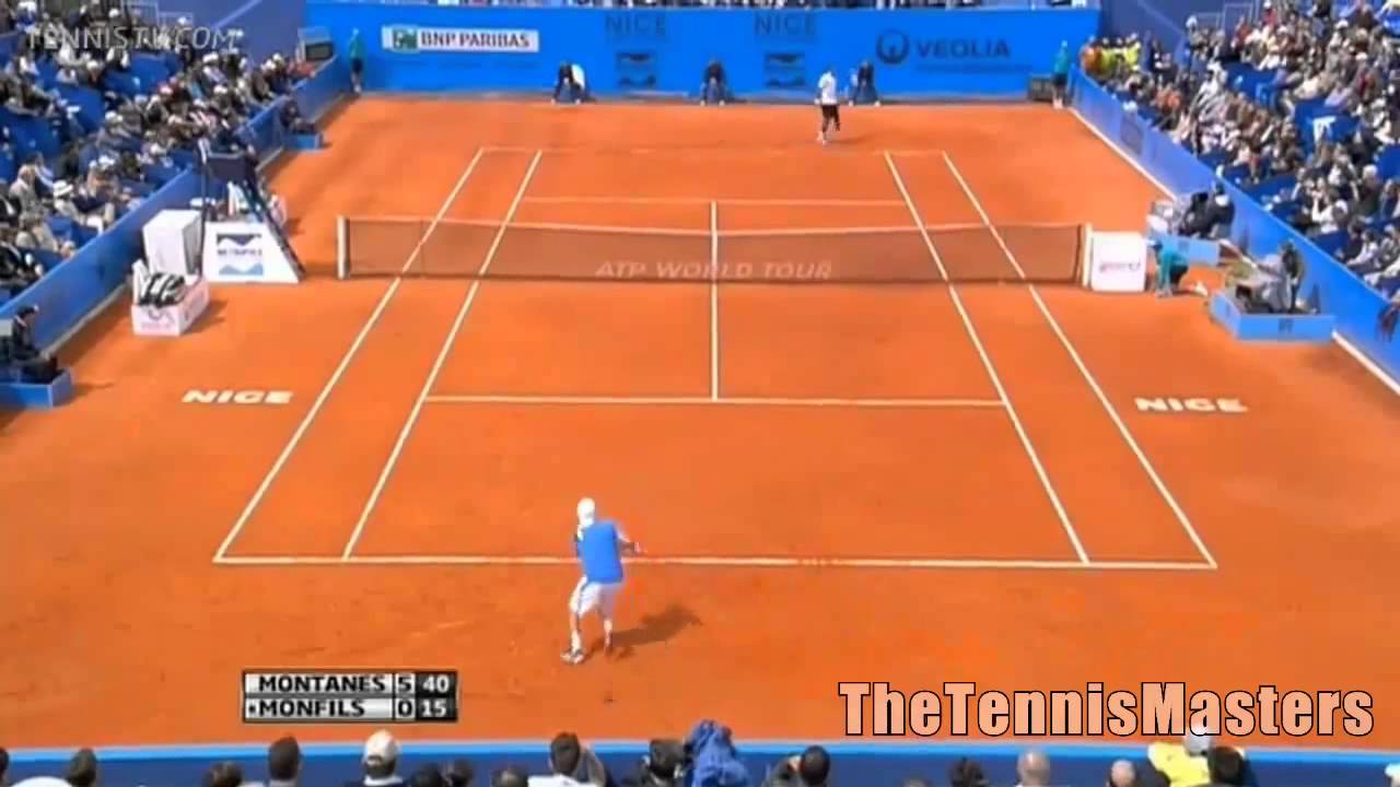 Albert Montanes Vs Gael Monfils Nice 2013 Final HIGHLIGHTS HD]   YouTube