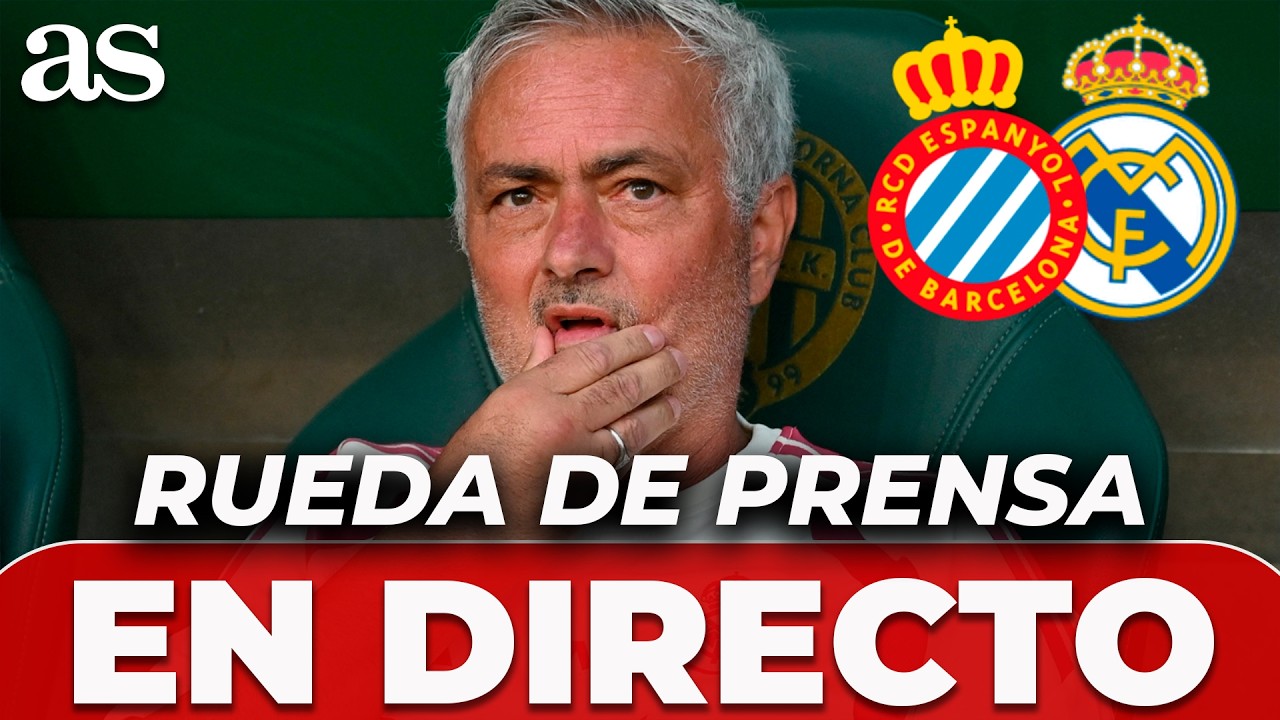 JOS&Eacute; MOURINHO, primera RUEDA DE PRENSA previa al ESPANYOL - REAL MADRID | Empieza LALIGA
