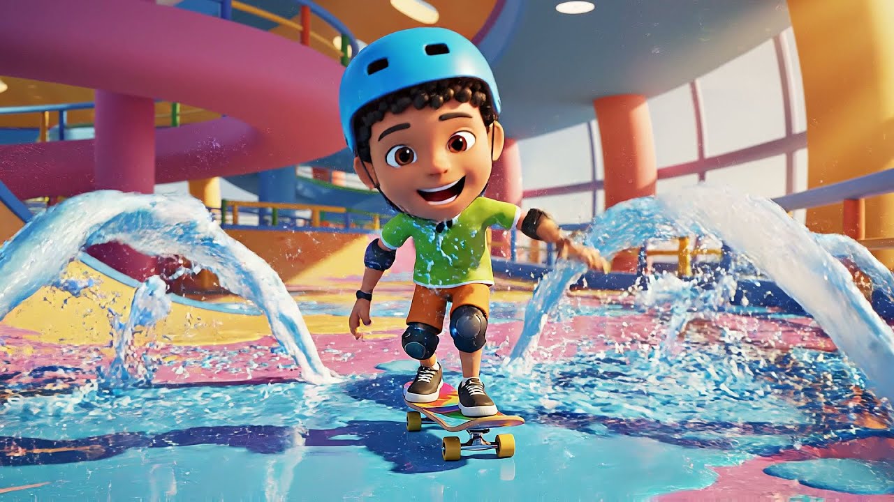 Subway Surfers Mini Skater Jumped Into a Fun Adventure | Nursery Rhymes for Kids & Baby Songs