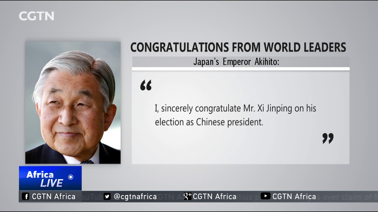 World leaders congratulate Xi Jinping on his election