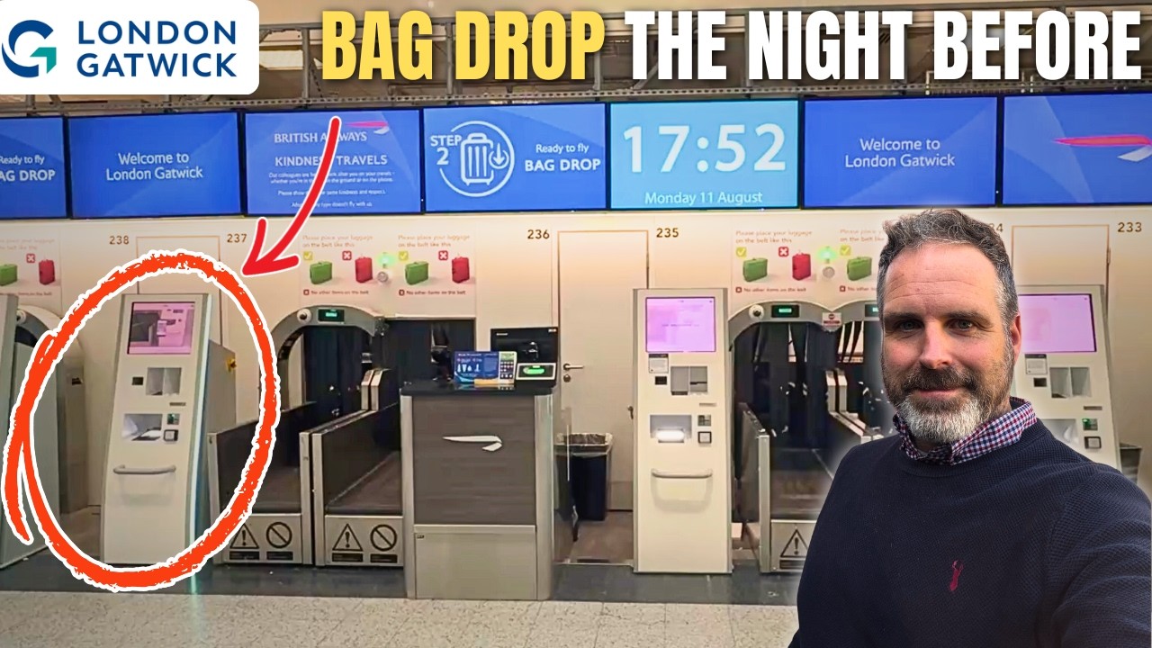 Gatwick Evening Bag Drop Walkthrough For British Airways, Easyjet, & TUI + Hotel Guide