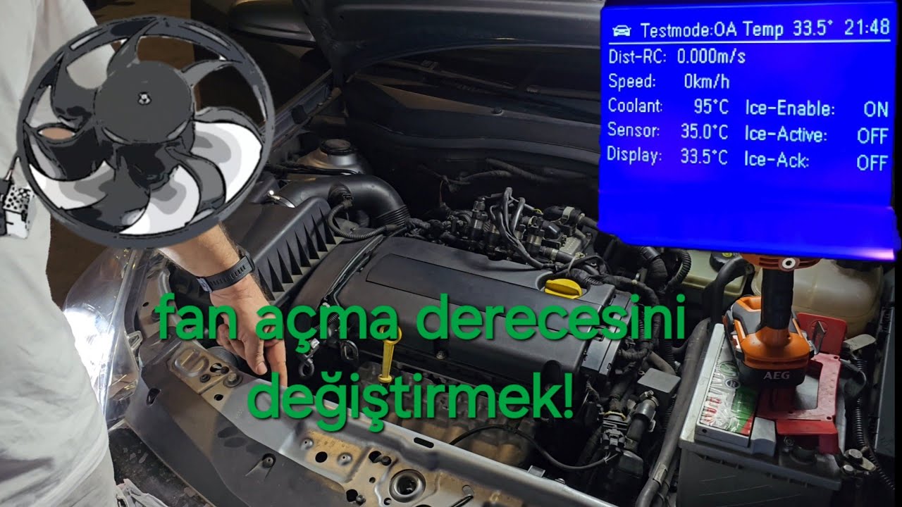 astra h,j ve curuze ,yazılımsız fan açma derecesini düşürmek
