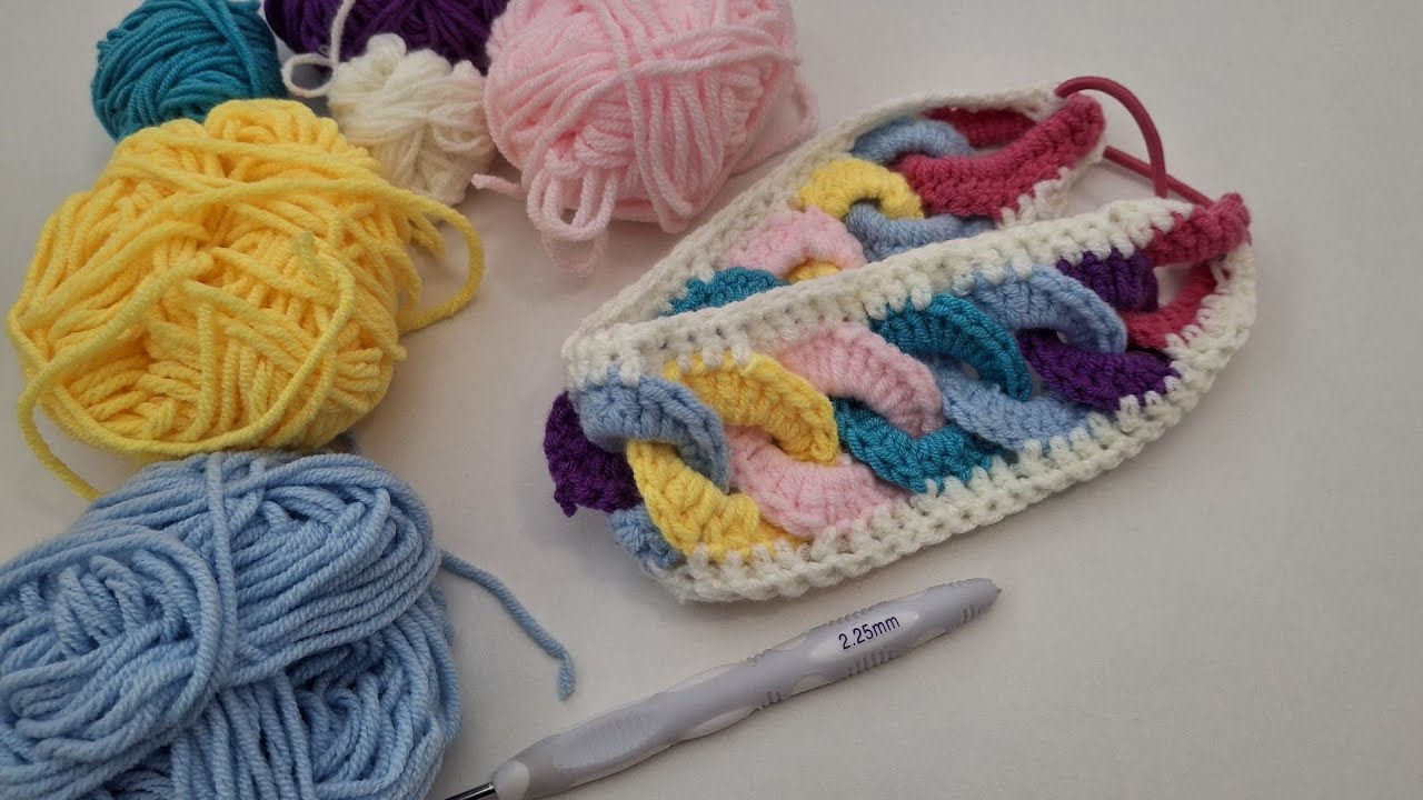 Faixa de cabelo(infantil )-headband #crochetlove #headband