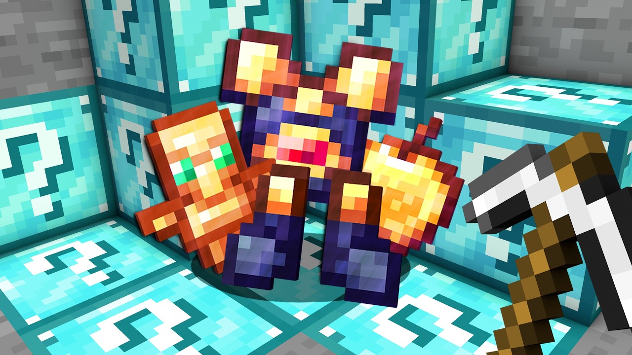 I Turned ALL ORES into LUCKY BLOCKS!