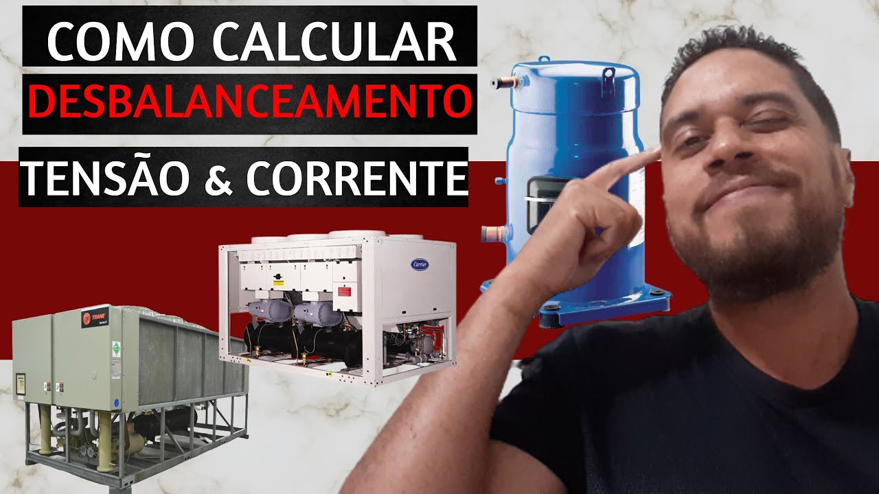Desbalanceamento de tensão e corrente, como calcular?