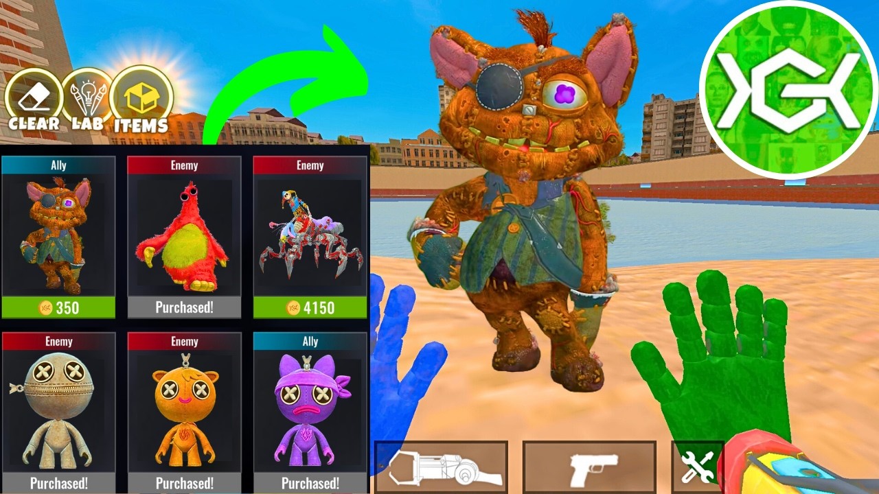 NEW UPDATE 10.9.4 Nextbot in Playground mod All Poppy Playtime 5 Scary Monsters in Garry's Mod!