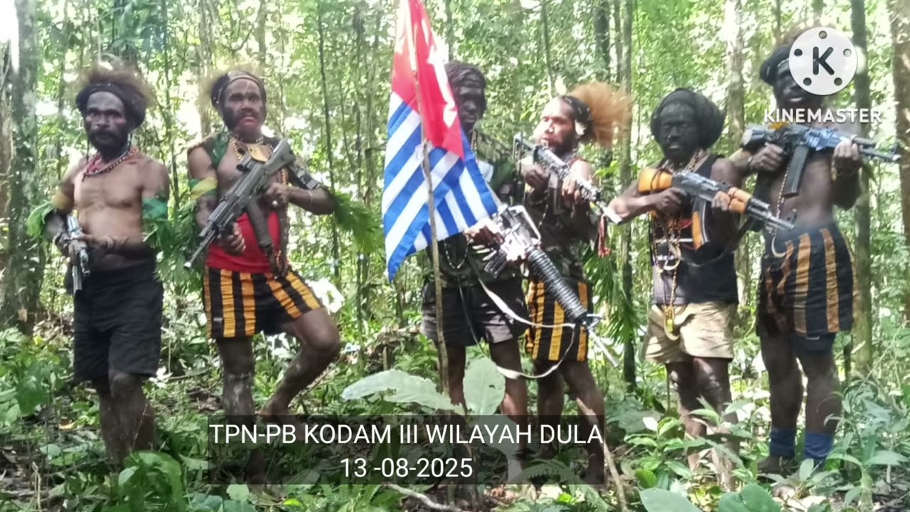 Aibon Kogoya Masuk Di Nabire Ibu Kota Papua Tengah, Berhasil Rebut  Dua Pucuk Senjata