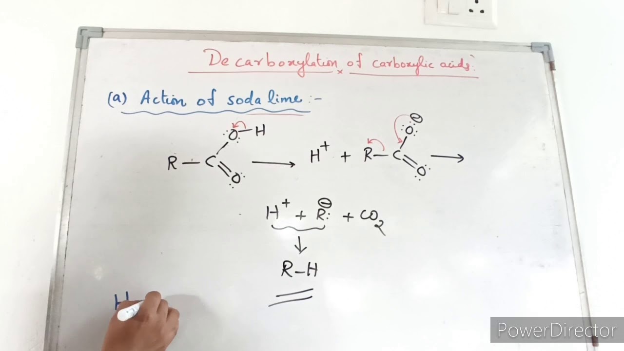 Decarboxylation of carboxylic acids