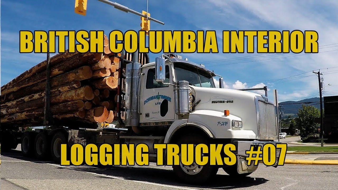 LOGGING TRUCKS #7 (REPOST) -- LOADED TRI-DRIVE & TANDEM LOGGING TRUCKS DIRECT FROM THE MOUNTAINS.
