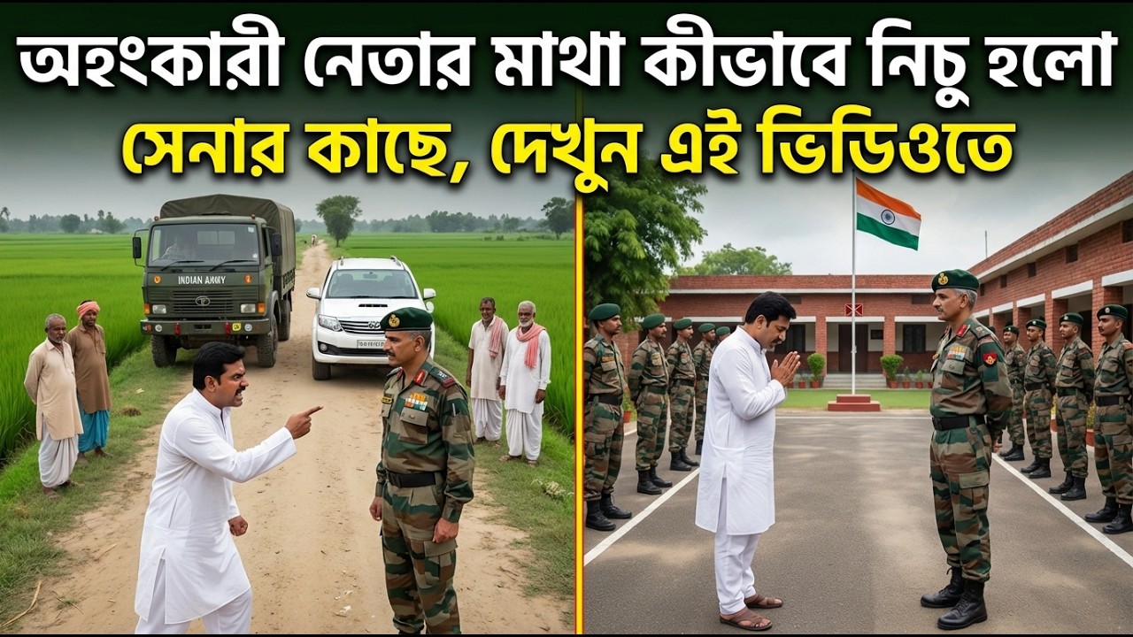 রাস্তার মাঝে আর্মি কর্নেলকে অপমান! তারপর নেতার যা অবস্থা হলো...