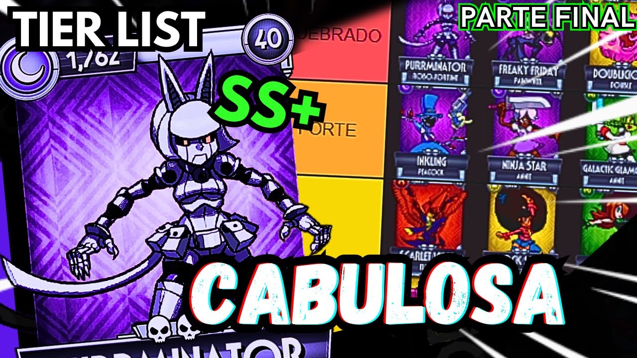 TIER LIST PRATAS (Parte Final) | Skullgirls Mobile - Udiba