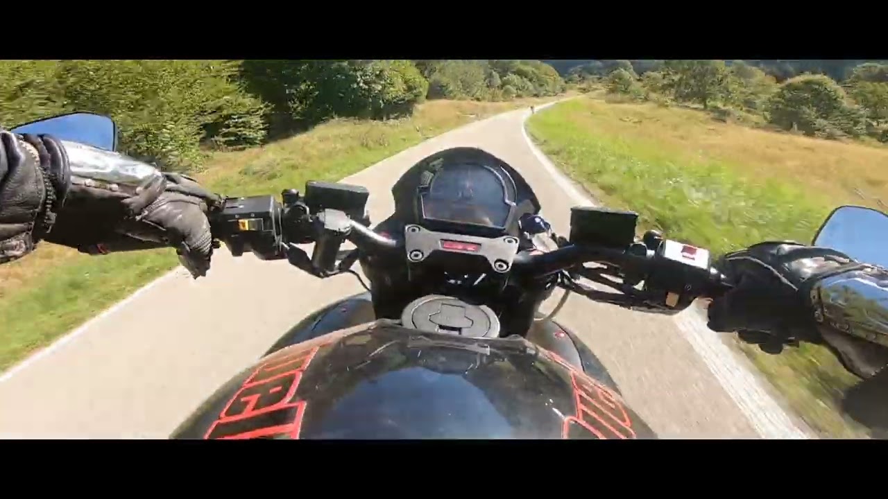 Buell 1125 CR  -  first warm up Pirelli Rosso 4