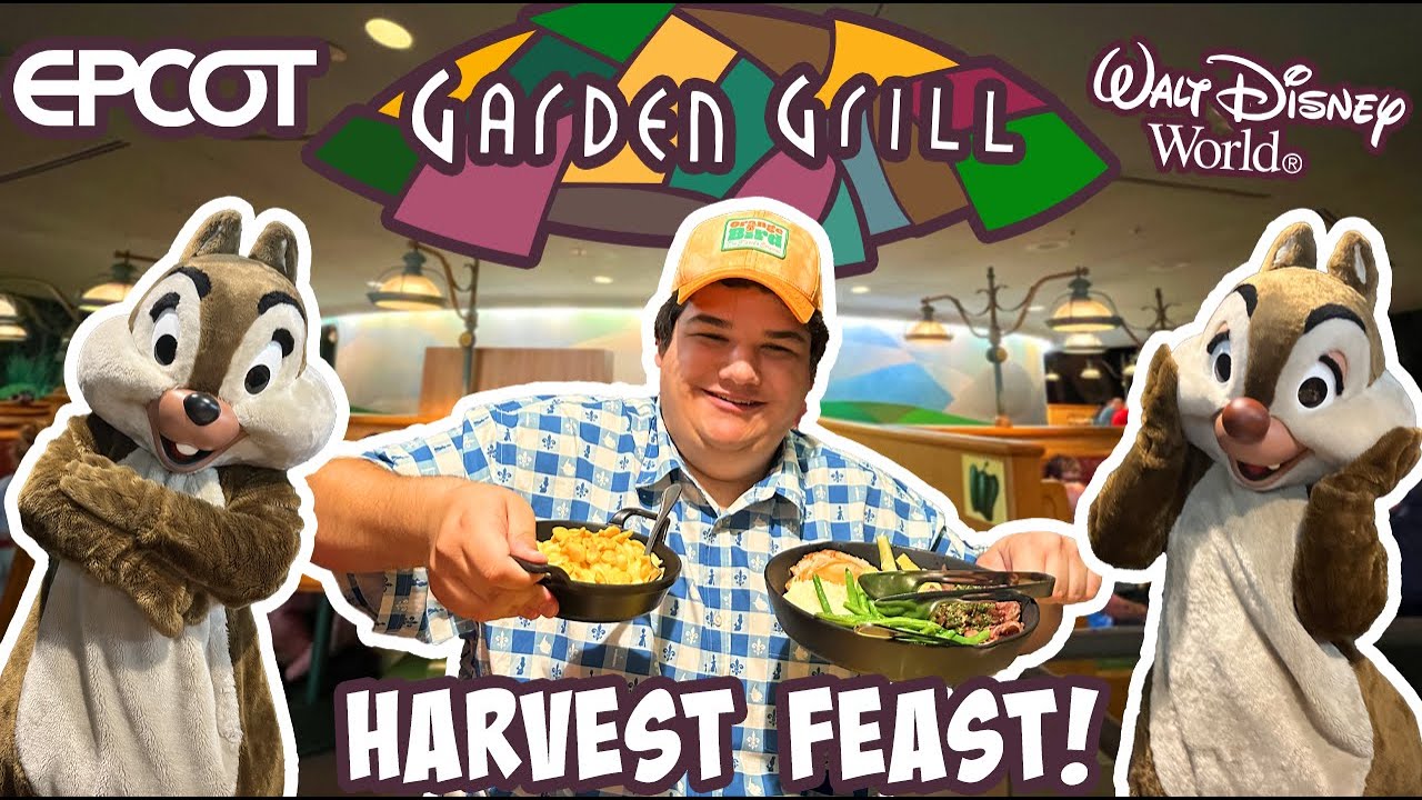Обед в ресторане Garden Grill | Самый уникальный ужин с персонажами Disney World