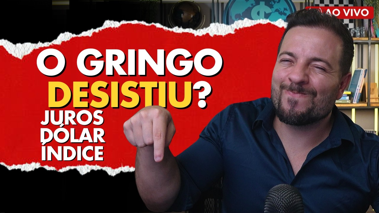 🔴 AO VIVO | ANOMALIA NO FLUXO: Por que Dólar e Índice caem juntos hoje? O Gringo desistiu?