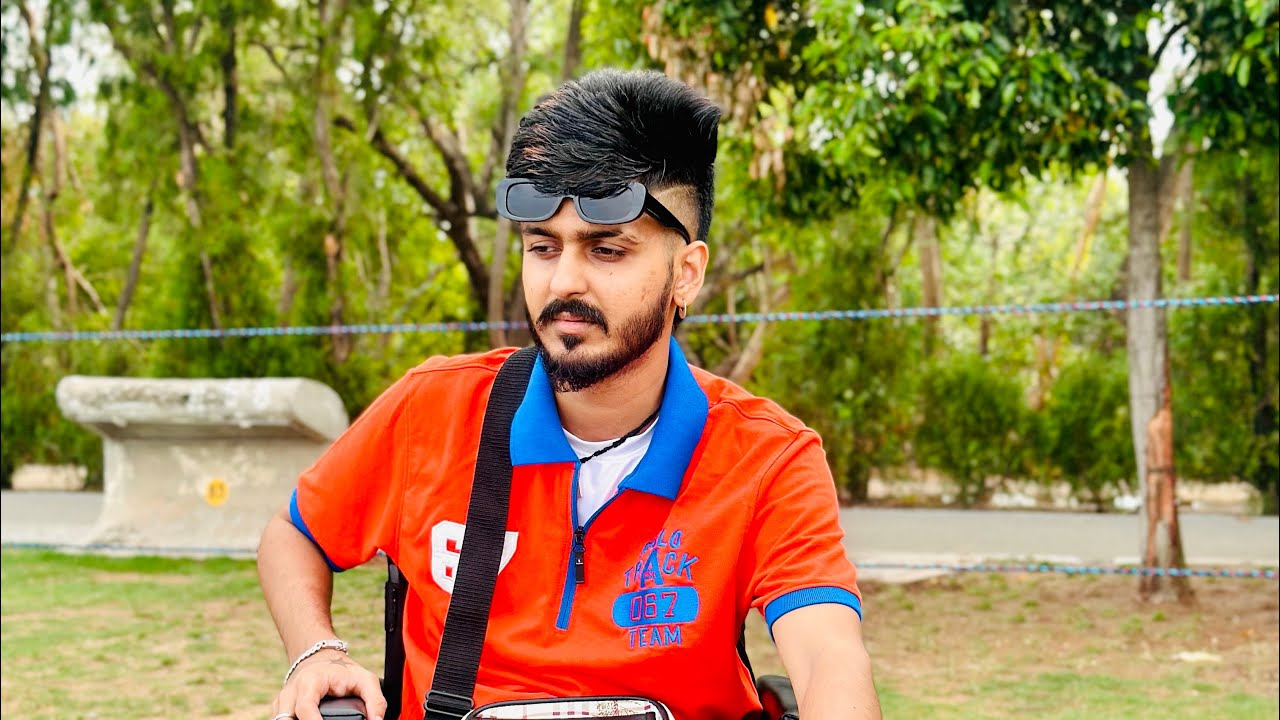 Accident hoye ik veer nu milan gye boht emotional hoye, pair 👣 te hoye jakham #vlog #wheelchair