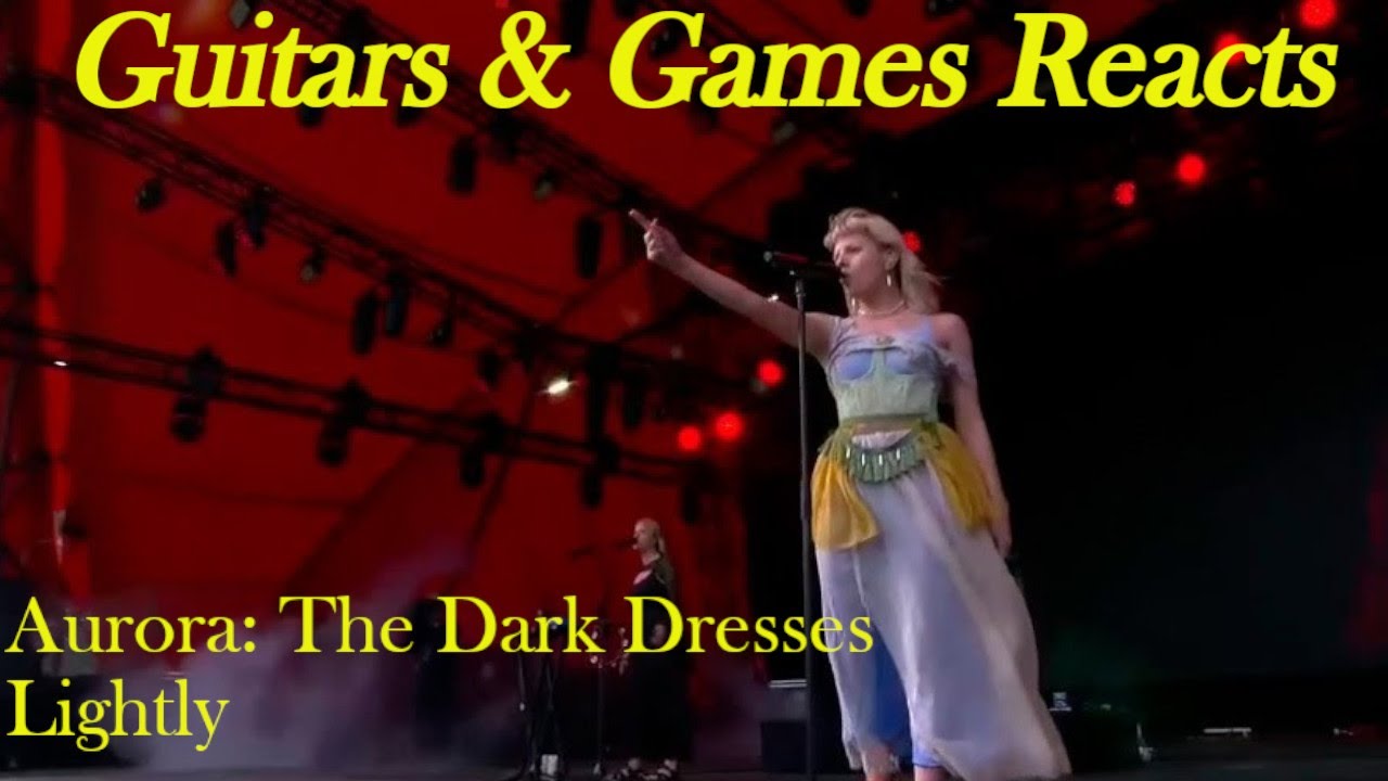 Guitars & Games Reacts. Aurora: The Dark Dresses Lightly.  #reaction #music #aurora