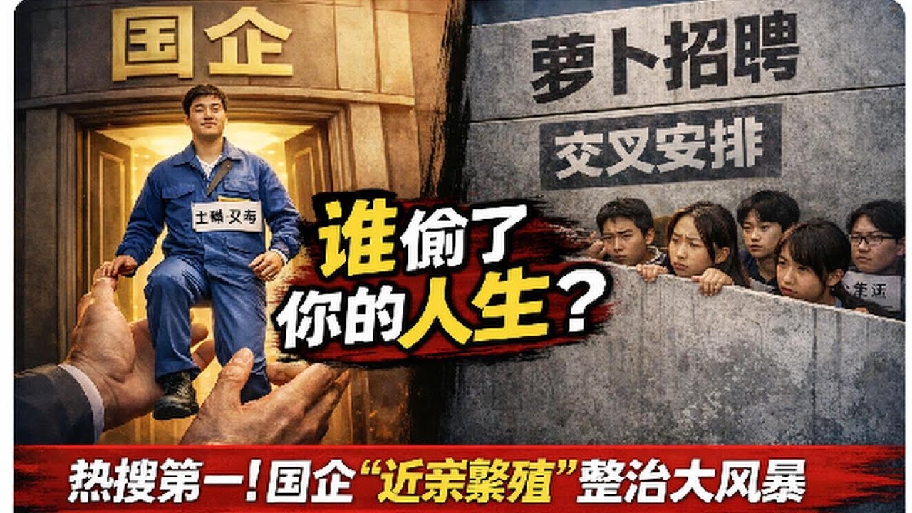微博热搜第一！多省整治国企“近亲繁殖”：普通人是如何被系统性隔离的？