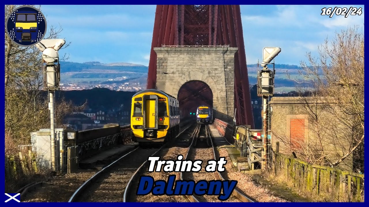 Trains at Dalmeny Station | 16/02/24