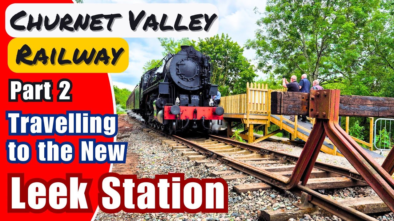 Catching a Train to the New Leek Station | Churnet Valley Railway Heritage Open Day
