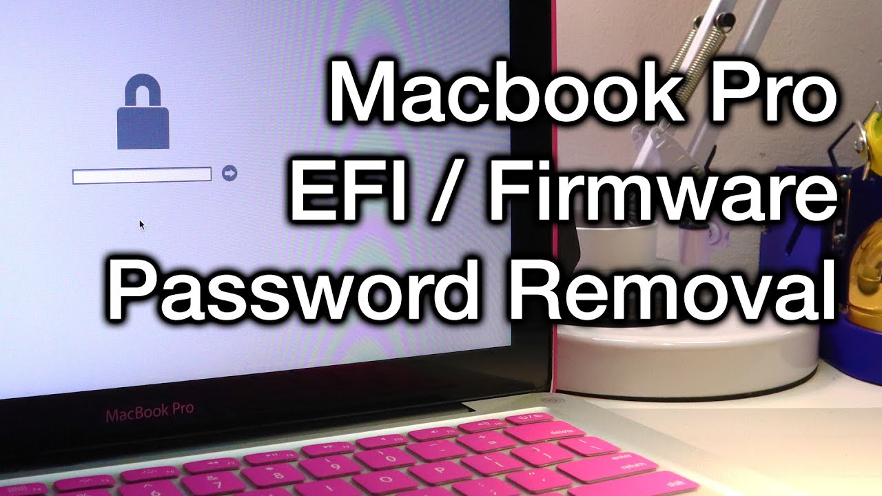 Macbook EFI — снятие блокировки пароля прошивки