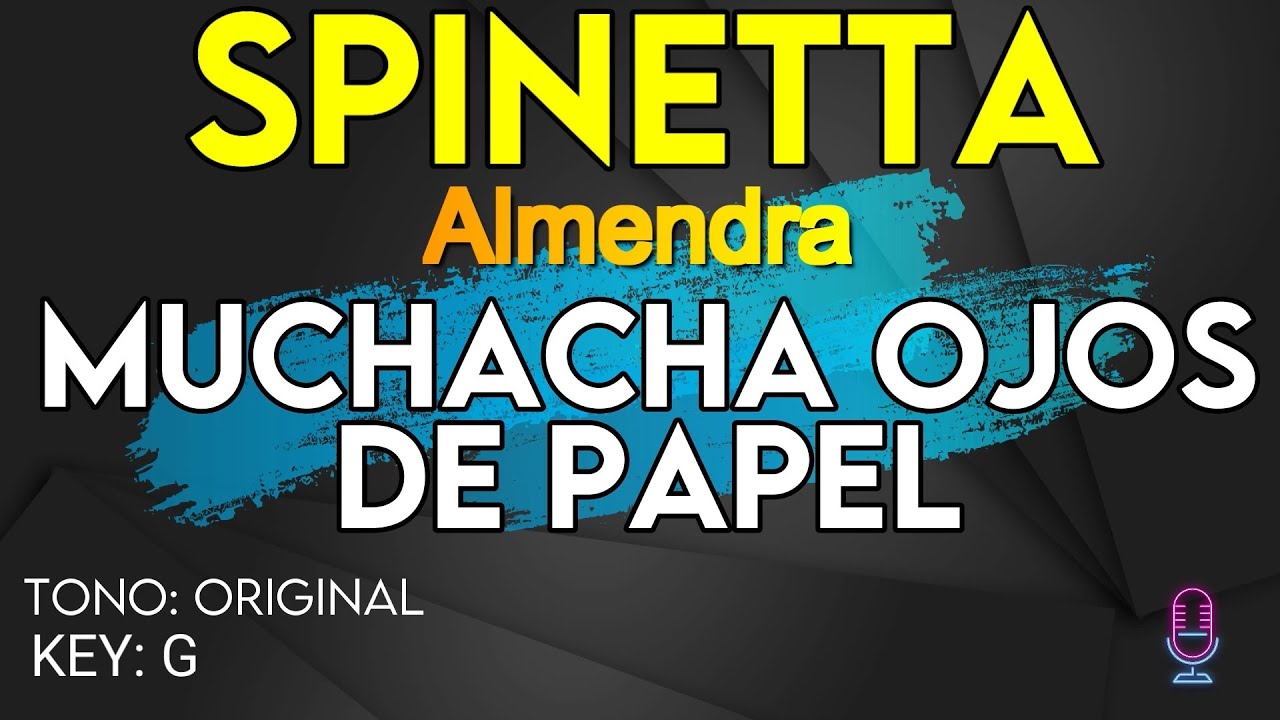 Spinetta (Almendra) - Muchacha Ojos De Papel - Karaoke Instrumental