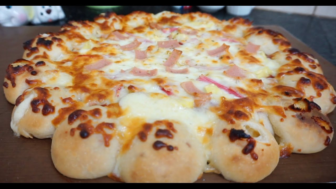 Double Cheese Ball Pizza| Easy Homemade Pizza | How to Bake pizza at home|pizza no kneading|sweet99%