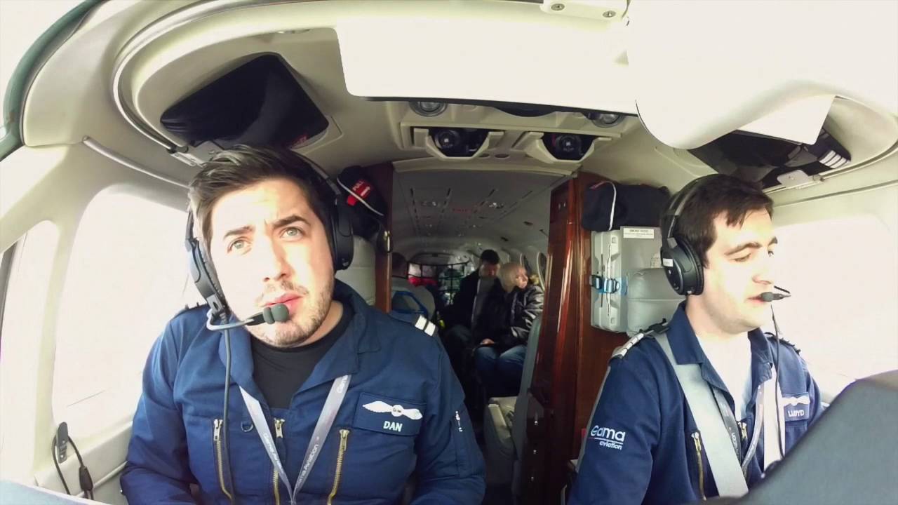 King Air 350 Air Ambulance Pilot GoPro - Amazing HD