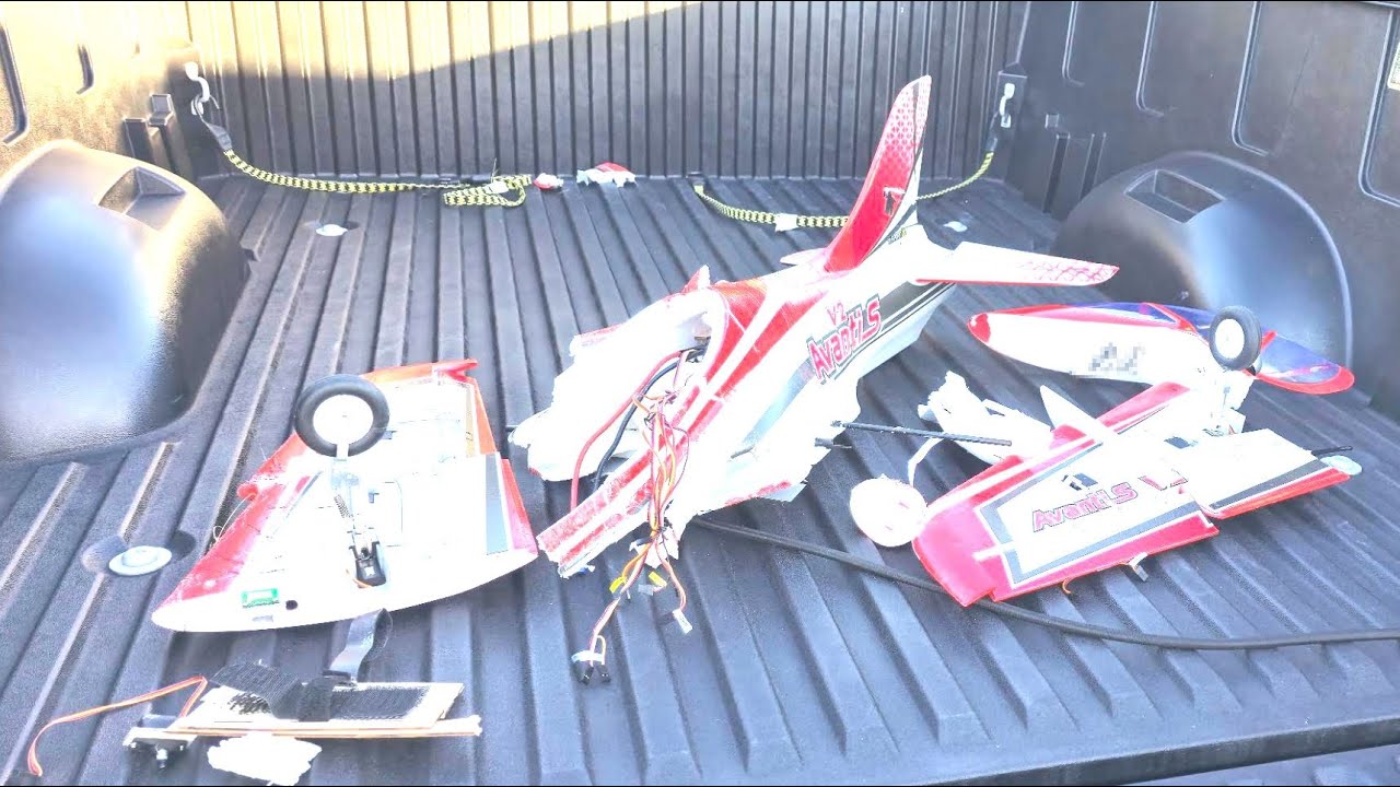 Motion RC Avanti V2 80mm EDF Jet - Crashed on Maiden Flight - 1