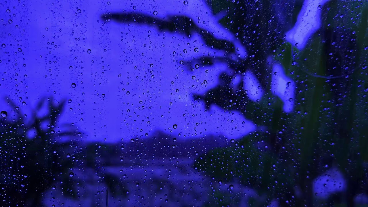 Rain Sound On Window - Pure White Noise for Natural Deep Sleep Inducing, Relaxation or Study