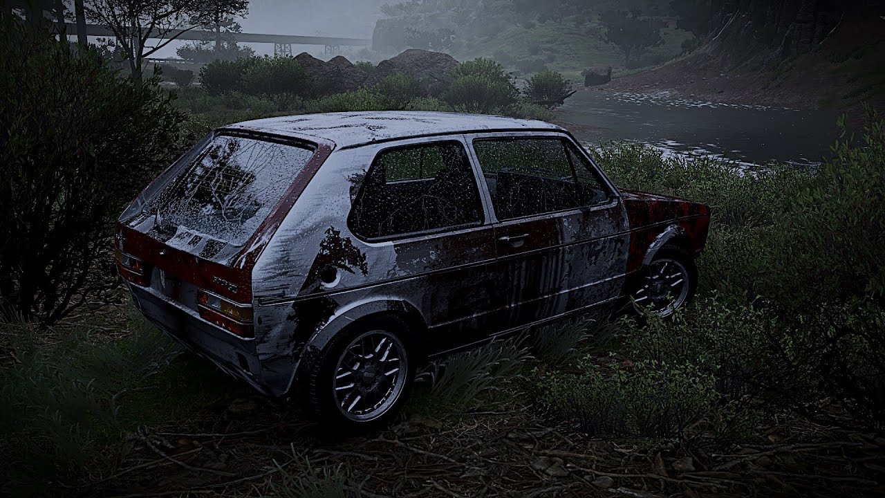 Full RESTORATION Abandoned  VW Golf MK1 GTI 1983 - Forza Horizon 5 | ThrustmasterT300RS #restoration