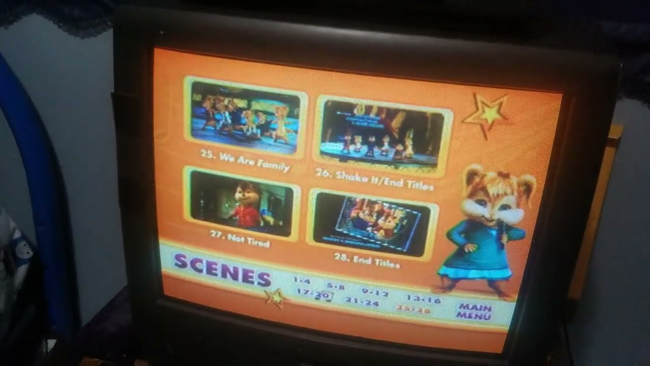 Alvin and the Chipmunks: The Squeakquel 2010 DVD Menu Walkthrough