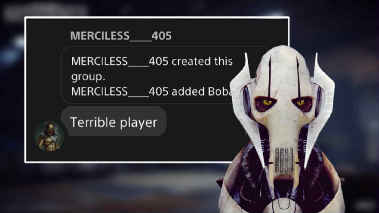 Toxic Player Struggles Against My Grievous | STAR WARS Battlefront II