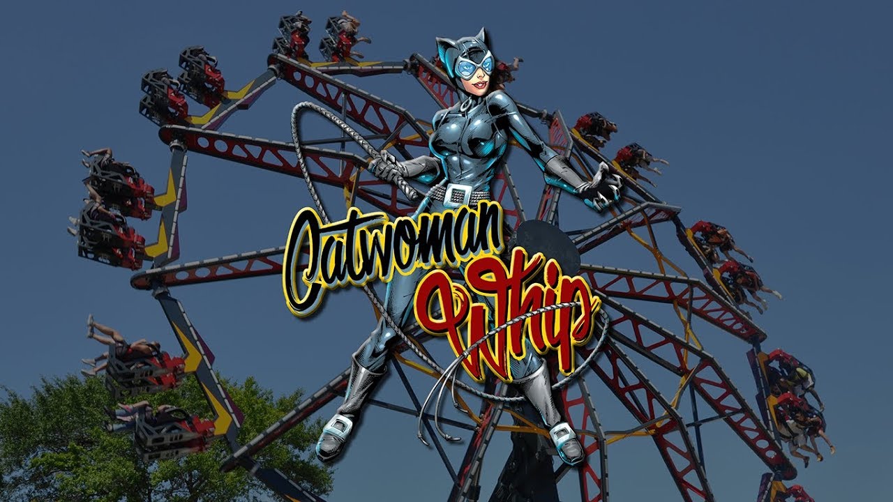 Official CATWOMAN Whip POV | Six Flags Over Texas