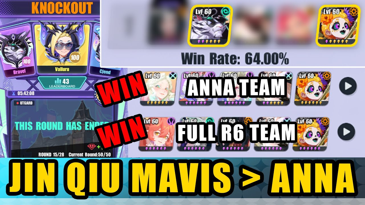 MY JINQIU MAVIS COMBO KILLING ANNAS AND R6 TEAMS | KNOCKOUT | DISLYTE