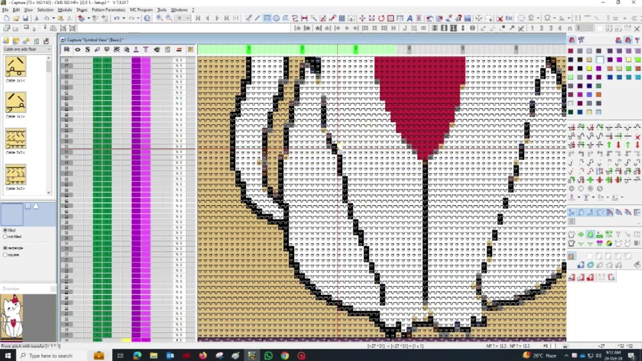 How to Create a Jacquard Design from an Image in Stoll M1 Plus For Beginners
