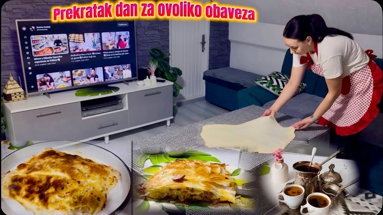 Pravim maslenjak sa nareskom 🍀Jedan dan puno obaveza u njemu 🍀Pogledajte krompir od prije par dana🍀