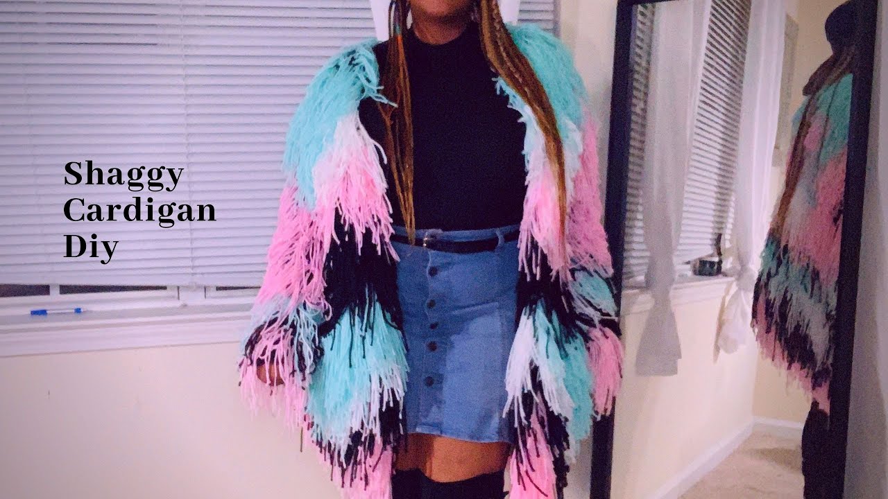 Shaggy Cardigan DIY