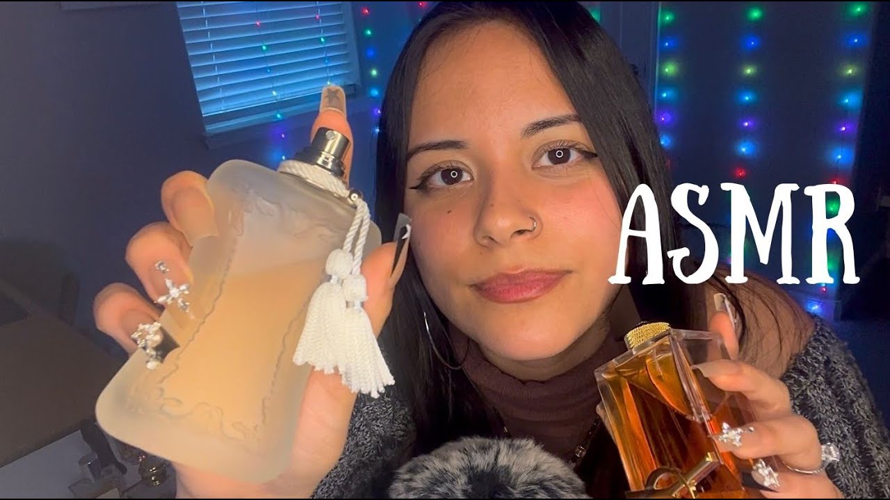 ✨ASMR✨ Showing You My Perfume Collection (lofi, whispers, tapping, scratching)