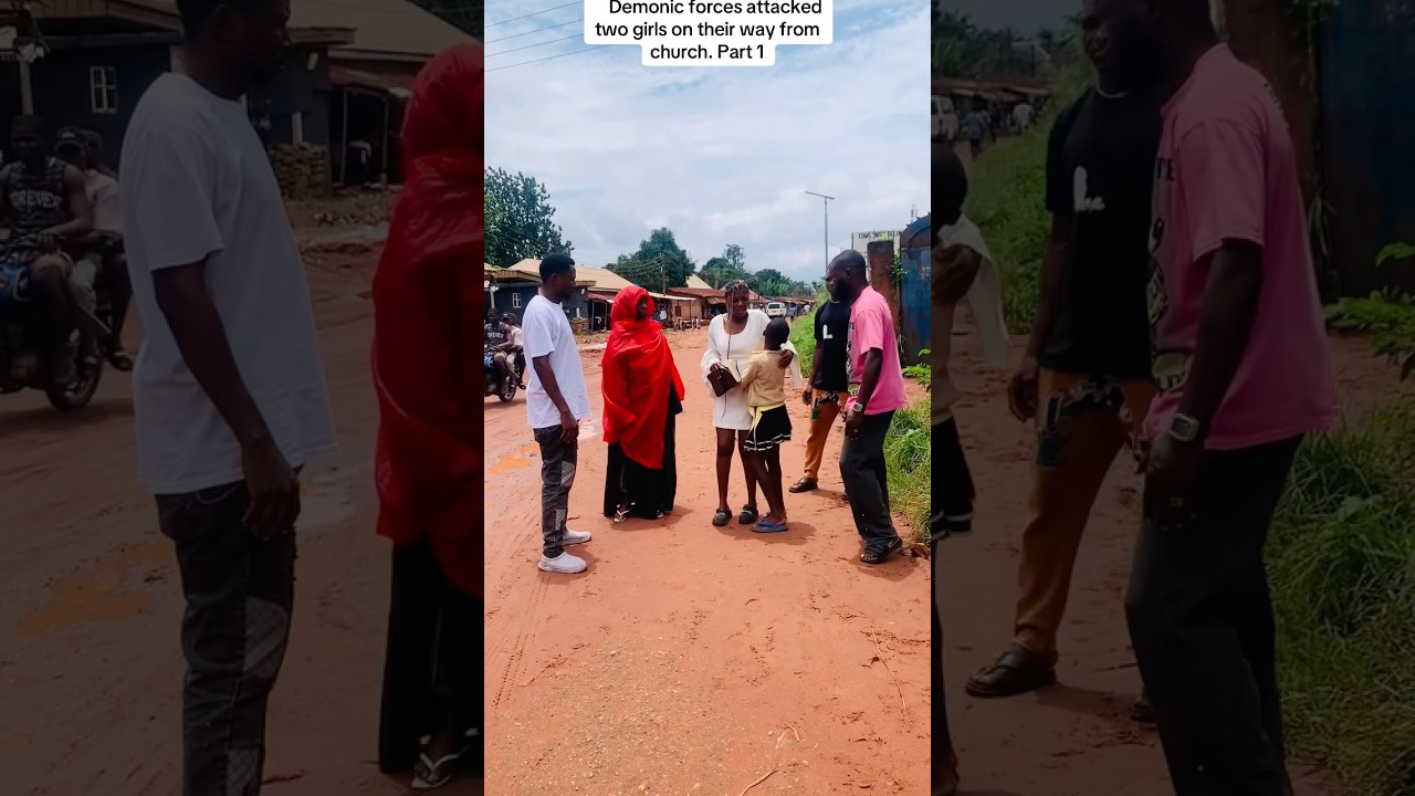 Demonic agents attacked two young girls coming back from church