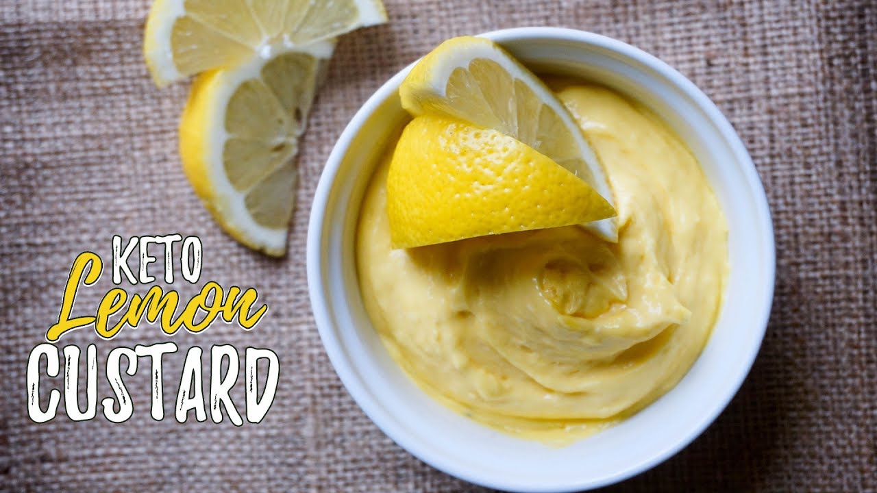 Easy Lemon Keto Custard - High Fat Keto Dessert