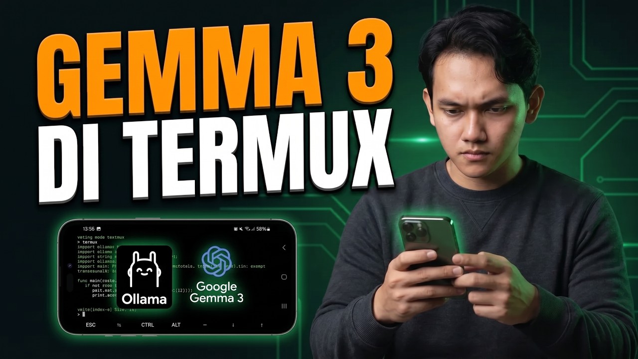 Cara Install Ollama & Gemma 3 di HP Android (Panduan Termux Lengkap)