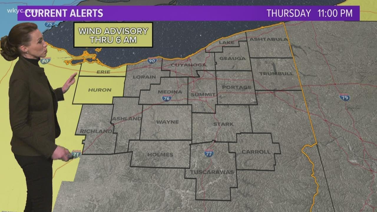 What's Next forecast: Accmulating snow mixing with rain this evening, much colder tomorrow